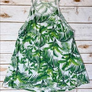 Vici Lazy Sundays Palm Print Tank Top Size S Small